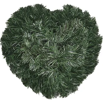 Věnec Vazba SRDCE hřbitovní k aranžování umělá 45x45cm