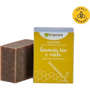 Mýdlo BIO tuhé olivové mýdlo - Med a levandule, 100 g