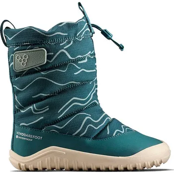 Dětská treková obuv Vivobarefoot TRACKER BOOT AT PRESCHOOL DEEP TEAL velikost 27 - Zelená