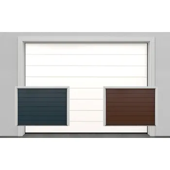 Garážová vrata Sekční garážová vrata DIY do šířky 3000 mm bez pohonu - standardní barvy výšky 2530