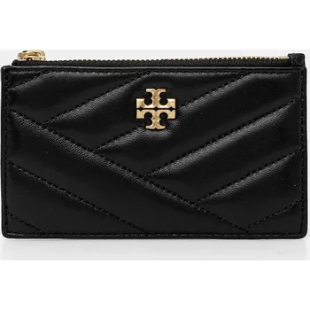 Peněženka Kožená peněženka Tory Burch Kira černá barva, 156556.001 99X, vel. ONE SIZE