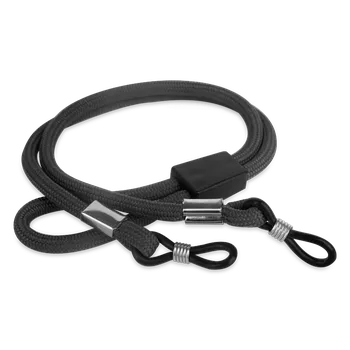 Bavlněná šňůrka na brýle - šedá