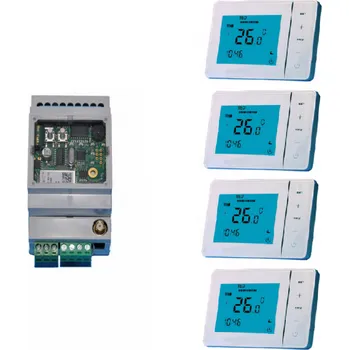 Příslušenství k termostatu GSM Exeo Set pro zónové ovládání topení na dálku – 3 topné okruhy