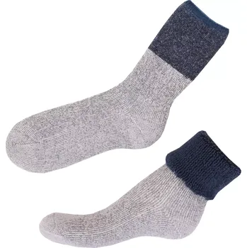 Dámské ponožky Ponožky s ovčí vlnou Merino 838 Helena petrol velikost 23-24