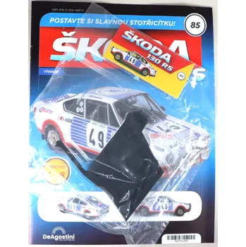 autíčko DeAgostini Škoda 130 RS 1:8 - časopis #85 se stavebnicí Škoda 130 RS 1:8 - časopis #85 se stavebnicí