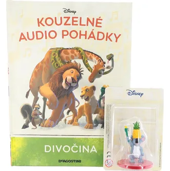 autíčko Divočina - kniha s figurkou Kouzelné Audio Pohádky Disney - DeAgostini Divočina kniha s figurkou - DeAgostini