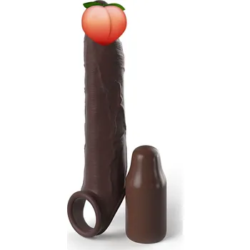 Návlek na penis Fantasy X-Tensions Elite 3″ (Brown), prodlužovací návlek na penis