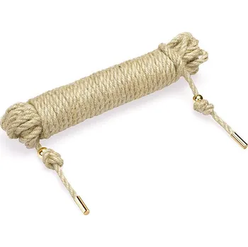 Liebe Seele Natural Shibari Bondage Hemp Rope Jute Rope (10m), přírodní juty lano