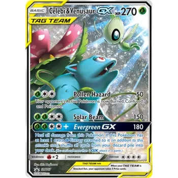 Sběratelská karetní hra Celebi & Venusaur GX SM167 - Sun & Moon Promos