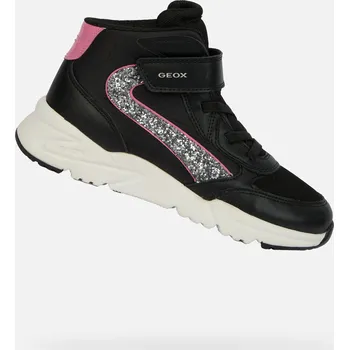 Dětská móda Černé dívčí tenisky Geox Loftus - Holky GEOX černá | bílá 3450103