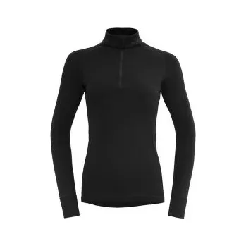 Dámské tričko Devold Duo Active Zip Neck Women 952A BLACK černá XL