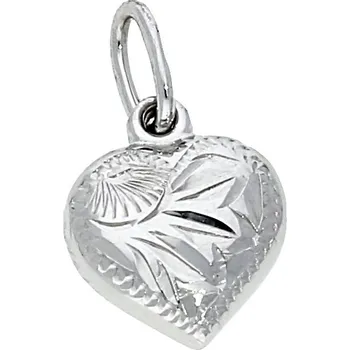 Přívěsek Goldstore Jemný přívěsek srdíčko z bílého zlata Váha: 0.60 g