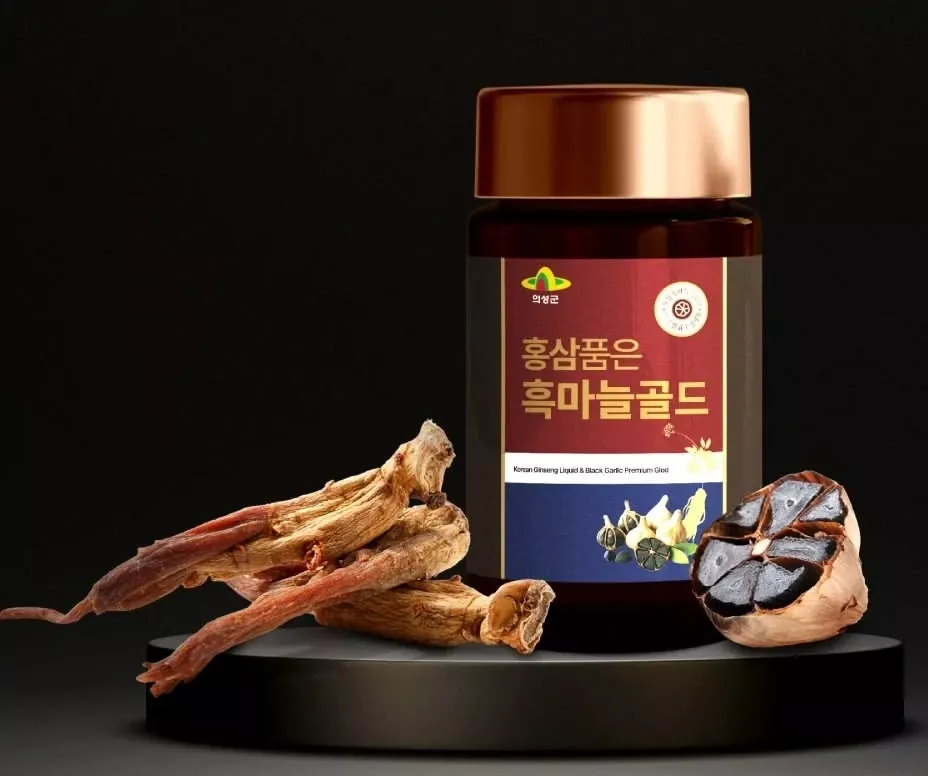 Ženšen - Korejský červený ženšen a černý česnek - extrakt GOLD na imunitu, 240 g (Panax ginseng, C.A.Meyer, radix extract )