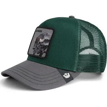 Kšiltovka Čepice s kšiltem ze směsi bavlny Goorin Bros Two-Tone Buffalo 101.2414 zelená 87X, vel. ONE SIZE