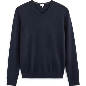 Pánský svetr Celio Kašmírový svetr Femirve 1034656 Tmavě modrá XL