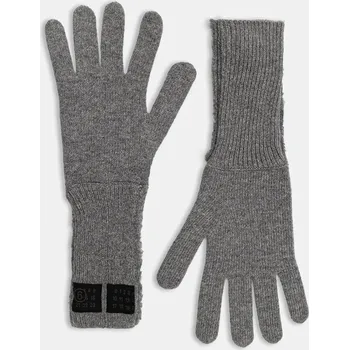 Rukavice Rukavice s přídavkem vlny MM6 Maison Margiela, M, šedá, 90X