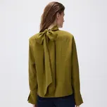 Reserved - Halenka s mašlí - světle olivová - 054IC-81X - 054IC-81X-L