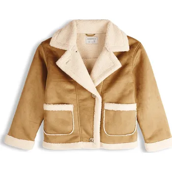 Dívčí oblečení GATE Kabát s podšívkou z umělé kožešiny 13Y 825-0622/20