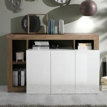 Komoda Komoda LENOR bílá/dub