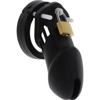 Pás cudnosti Extreme Chastity Cock Cage Silicone (Large), silikonová klec na penis