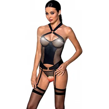 Dámský erotický korzet Passion AMANDA Corset 2XL/3XL