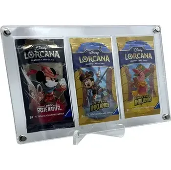 Sběratelská karetní hra Akrylové pouzdro Lorcana 3x booster Lorcana (se stojánkem)