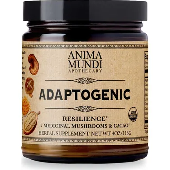 Přírodní produkt Anima Mundi Herbals (USA) Anima Mundi Adaptogenic - 7 léčivých hub & kakao (prášek 113 g)