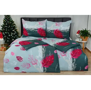 Povlečení Povlečení mikrosatén BILA malinové