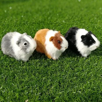 plyšák Plyšová hračka Morče, 12cm, Barva hnědá