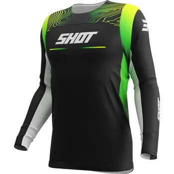 Moto dres Dětský motokrosový dres Shot Contact Apex fluo žluté 8/9