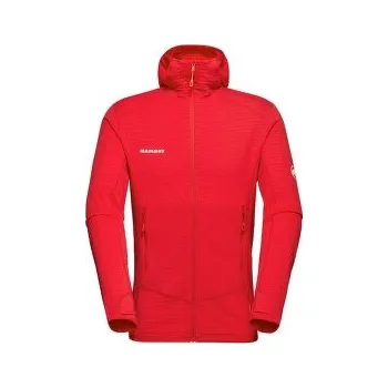Pánská mikina Mammut Taiss Light ML Hooded Jacket Men 3778 mammut red červená XL