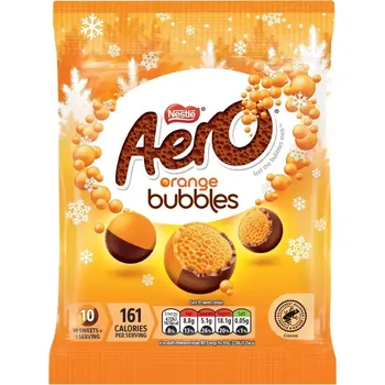 Čokoláda Nestlé Aero čokoládové kuličky s pomerančovou příchutí 70 g