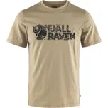 Fjällräven Lush Logo T-Shirt Men Fossil béžová S