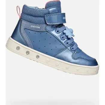 Dětská móda Modré dívčí tenisky Geox Skylin - Holky GEOX modrá | krémová 3450109