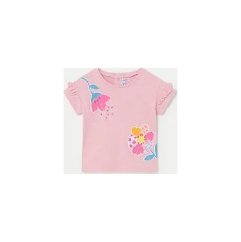 Kojenecká souprava Mayoral Souprava triček 01008 Růžová Regular Fit 6M