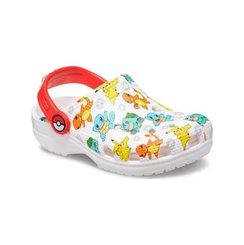 Pánské pantofle Nazouváky Crocs Classic Pokemon Clog Kids 207739 Bílá 37_38
