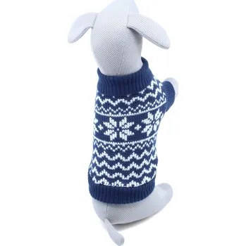 Obleček pro psa Vsepropejska Tanna svetr pro psa Barva: Modrá, Délka zad (cm): 40, Obvod hrudníku: 54 - 58 cm