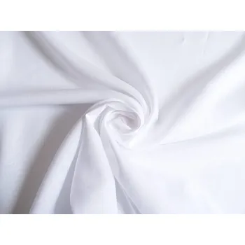 Snový svět VZOREK - Lehká bílá lněná látka 125 g/m2