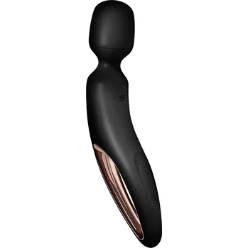 Vibrátor Satisfyer Wand-erland (Black/Rosegold), masážní hlavice