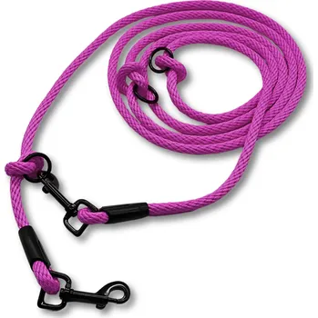 Vodítko pro psa PafDog® Přepínací nastavitelné vodítko 8mm, 11 délek, fuchsiové DÉLKA VODÍTKA: 2 metry