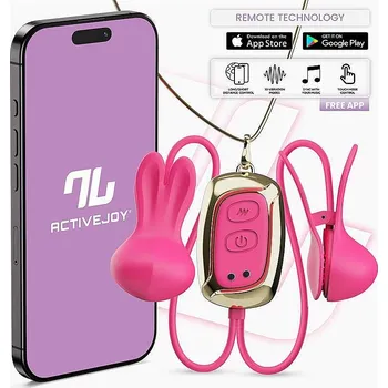 IntoYou App Series Tickly Nipple Clamps, chytré svorky na bradavky