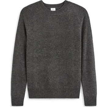 Pánský svetr Celio Vlněný svetr Cewool 1118650 Šedá XL