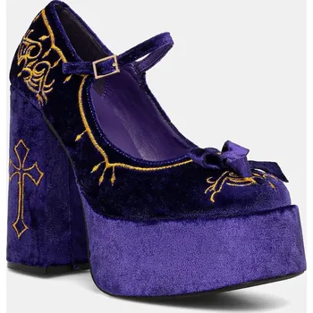 Dámské lodičky Lodičky Koi Footwear Royal Manor fialová barva, na podpatku Royal.Manor 45X, EUR 37