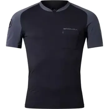 cyklistický dres Endura GV500 Foyle pánský dres krátký rukáv Black vel. M