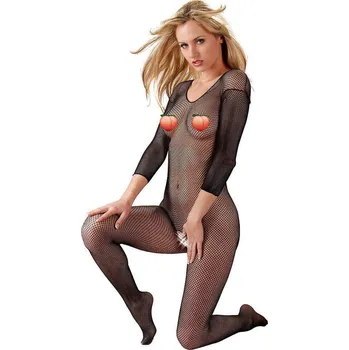 Mandy Mystery Fishnet Catsuit black