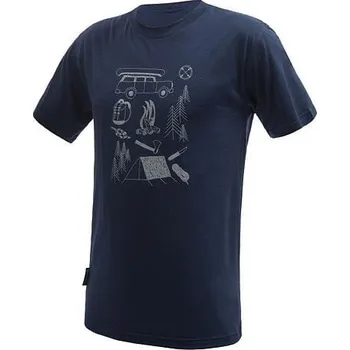 Pánské tričko Sensor Merino Active Outside - Pánské triko s krátkým rukávem Deep Blue M