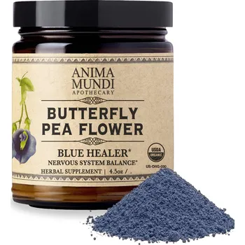 Přírodní produkt Anima Mundi Herbals (USA) Anima Mundi Butterfly Pea Blue Harmonizer (prášek 127 g)