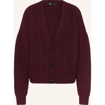 Dámský svetr G-Star Dámský Pletený Kardigan, tmavě červená, 38