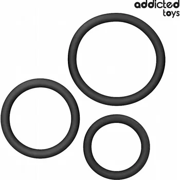 Addicted Toys Set Of Silicone Rings Model 2, sada erekčních kroužků
