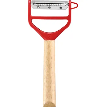 Kuchyňský nůž Škrabka Dřevěná Opinel T-DUO Červená